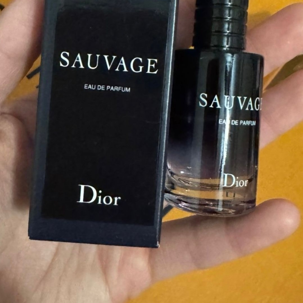 Dior Sauvage Fragrance in Black and White
